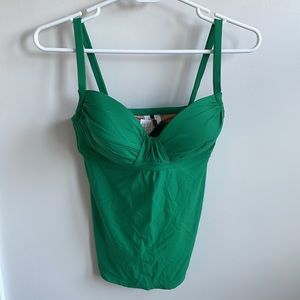 ☀️JCrew NEW tankini, green